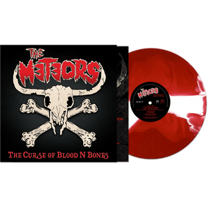 The Meteors - The Curse of Blood N Bones (Red-White Haze Vinyl) - Cleopatra Records