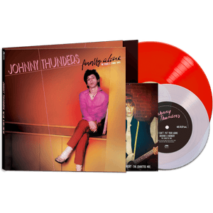 Johnny Thunders - Finally Alone - The Sticks & Stones Tapes (Red Vinyl + Clear 7" Vinyl) - Cleopatra Records