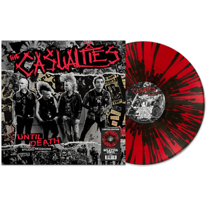 The Casualties - Until Death - Studio Sessions (Red/Black Splatter Vinyl)