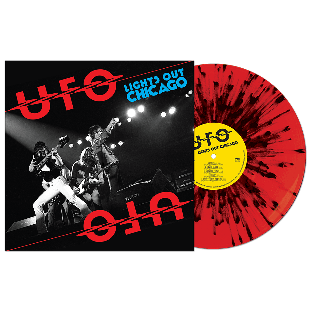 UFO - Lights Out Chicago (Red/Black Splatter Vinyl)