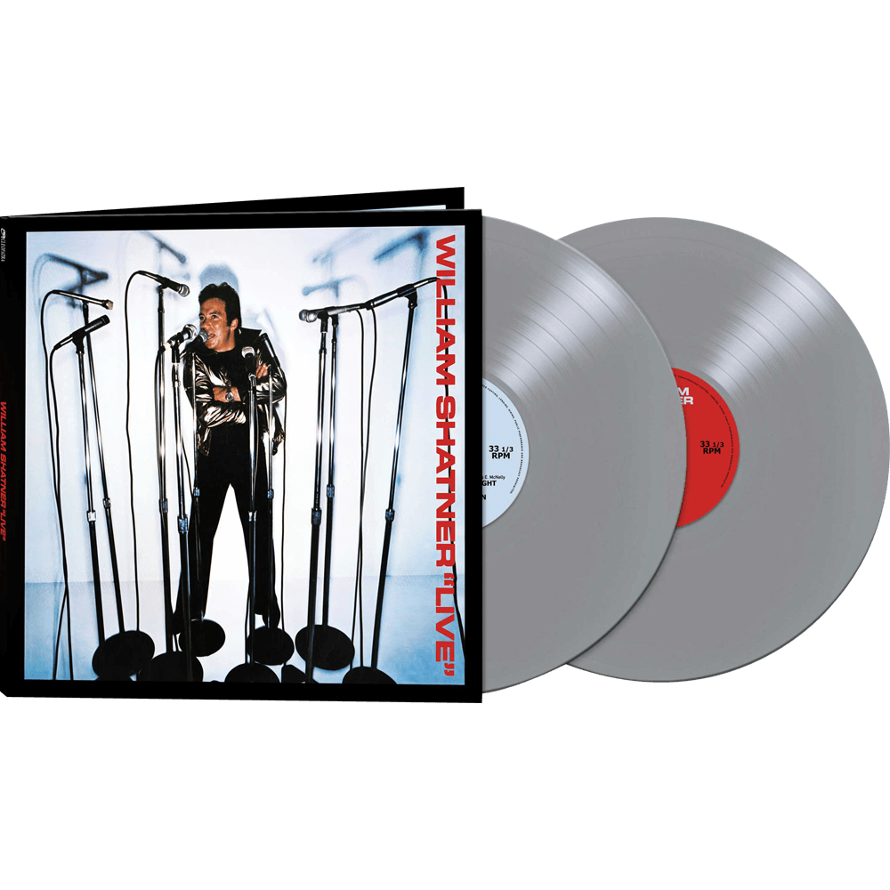 William Shatner - Live (Silver Double Vinyl) - Cleopatra Records