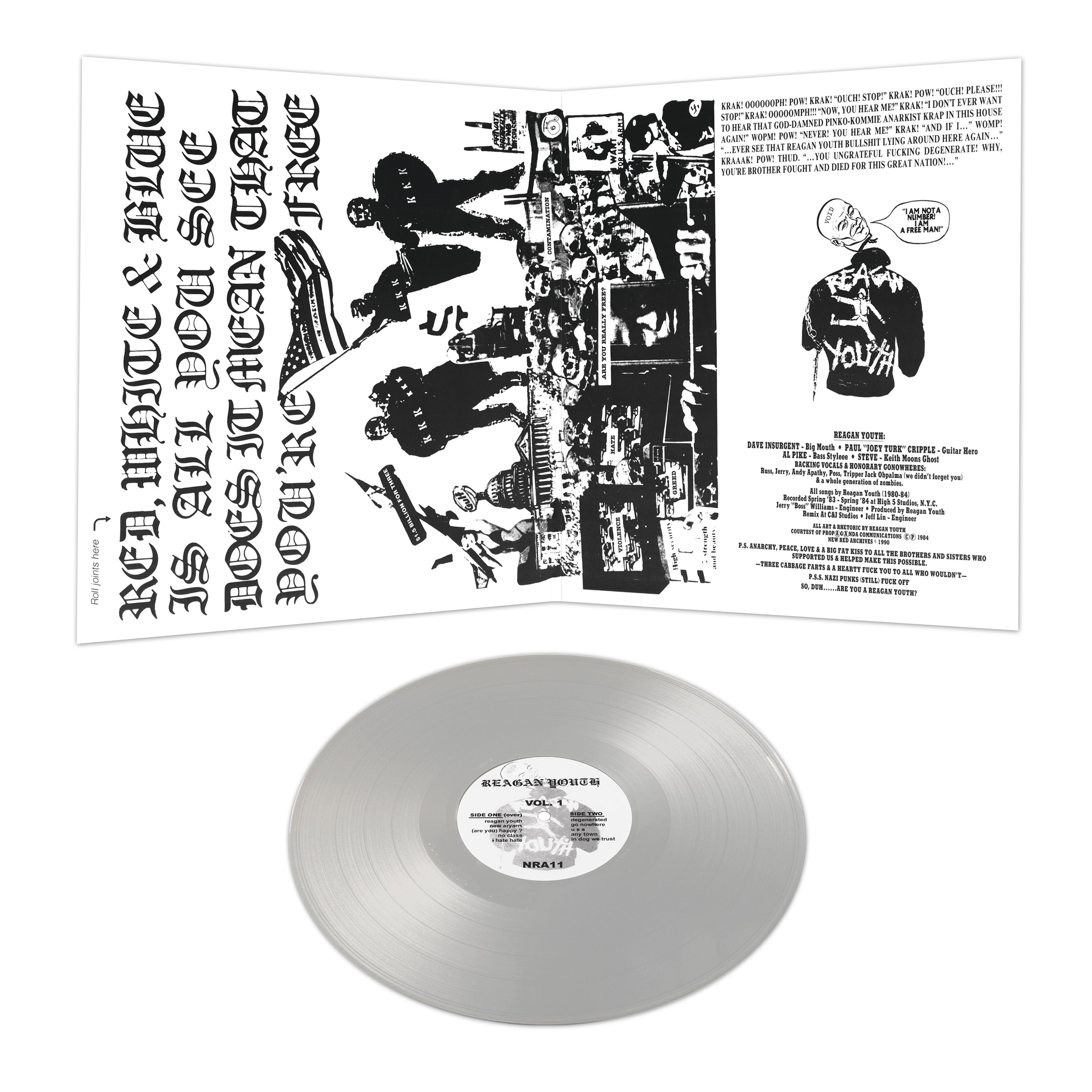 Reagan Youth - Volume One (Silver Vinyl) - Cleopatra Records