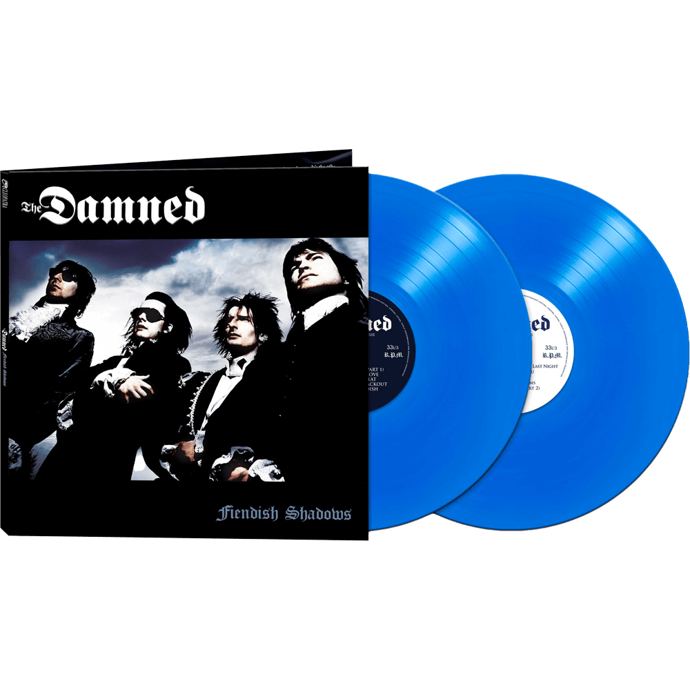 The Damned - Fiendish Shadows (Blue Double Vinyl) - Cleopatra Records