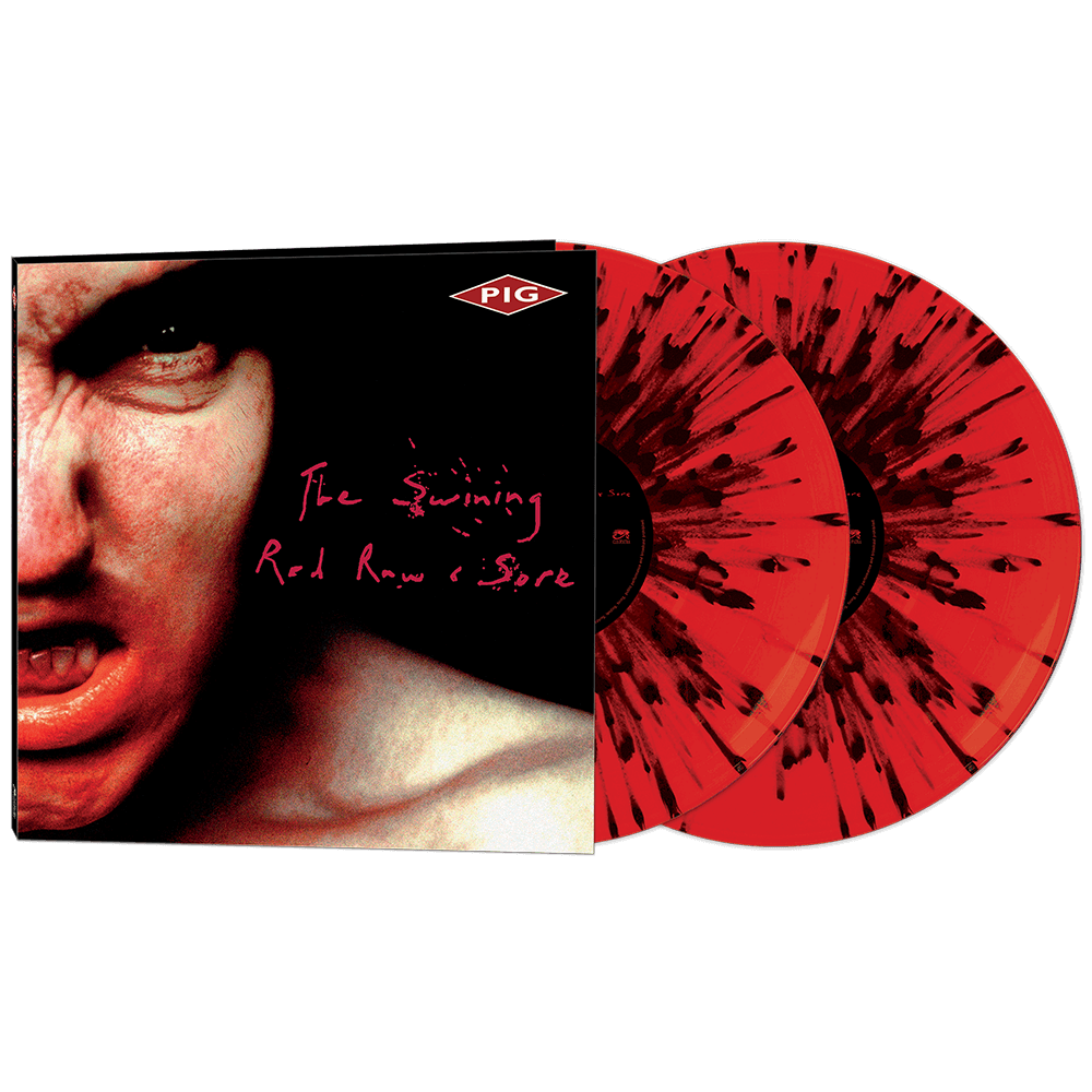 PIG - The Swining - Red, Raw & Sore (Red Splatter Double Vinyl) - Cleopatra Records