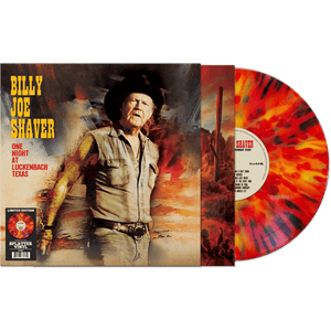 Billy Joe Shaver - One Night at Luckenbach Texas (Red-Yellow-Black Splatter Vinyl) - Cleopatra Records