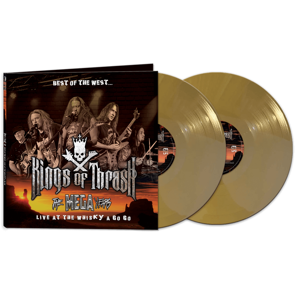 Kings of Thrash - Best Of The West - The Mega Years - Live At The Whisky A Go Go (Gold Double Vinyl) - Cleopatra Records