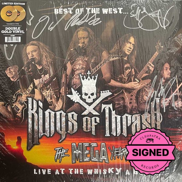 Kings of Thrash – Best Of The West – The Mega Years - Live At The Whisky A Go Go (Gold Double Vinyl - SIGNED) - Cleopatra Records