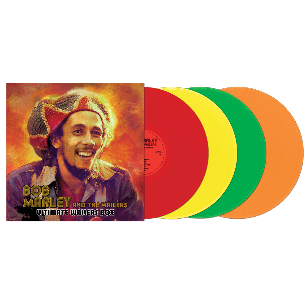 Bob Marley and The Wailers - Ultimate Wailers Box (Red-Yellow-Green-Orange 4 Vinyl Set) - Cleopatra Records