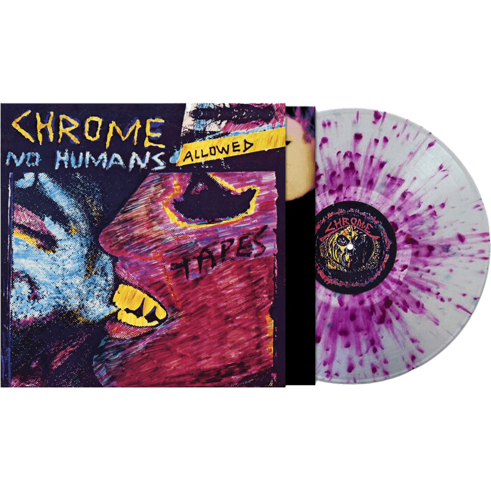 Chrome - No Humans Allowed (Purple/Clear Splatter Vinyl)