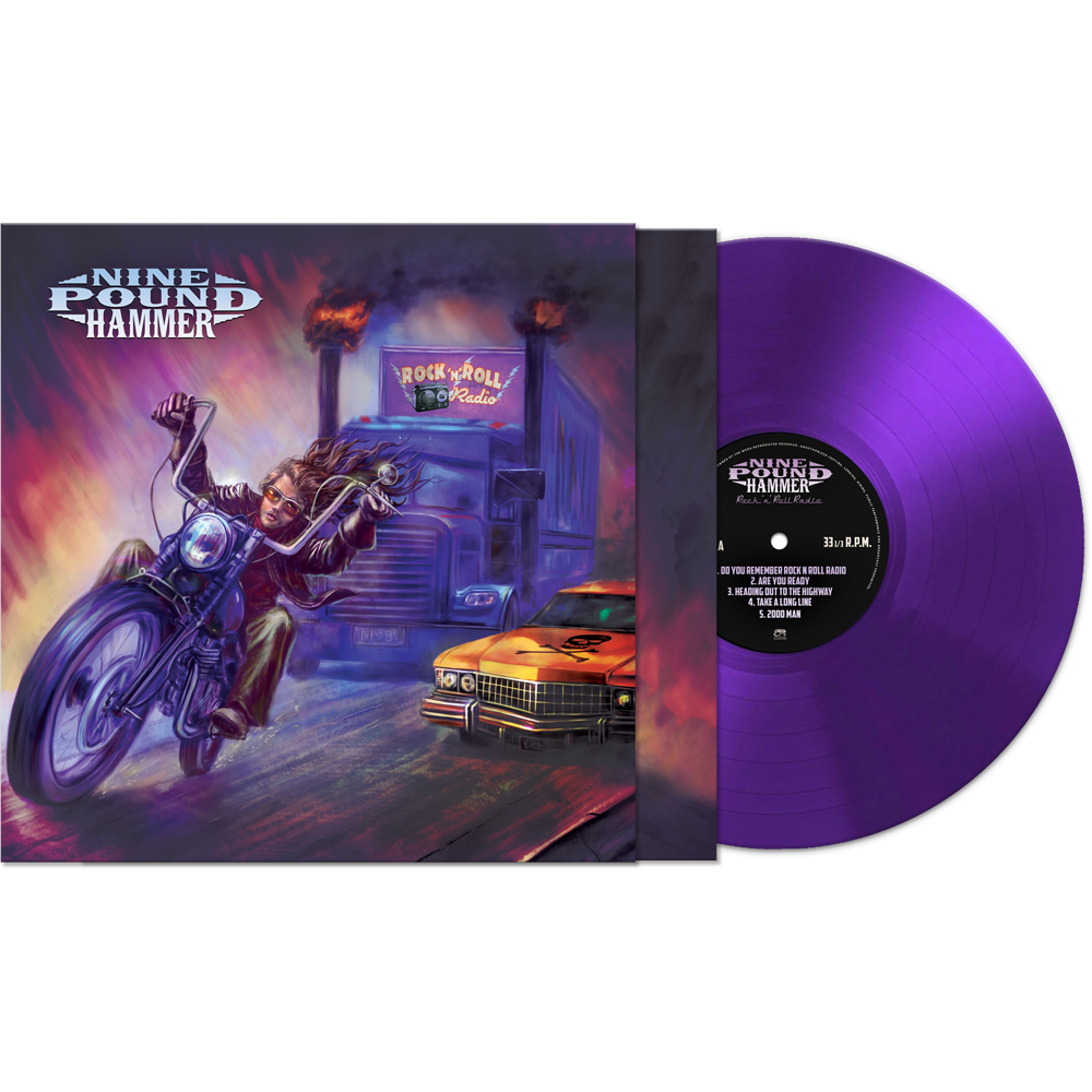 Nine Pound Hammer - Rock 'N' Roll Radio (Purple Vinyl) - Cleopatra Records