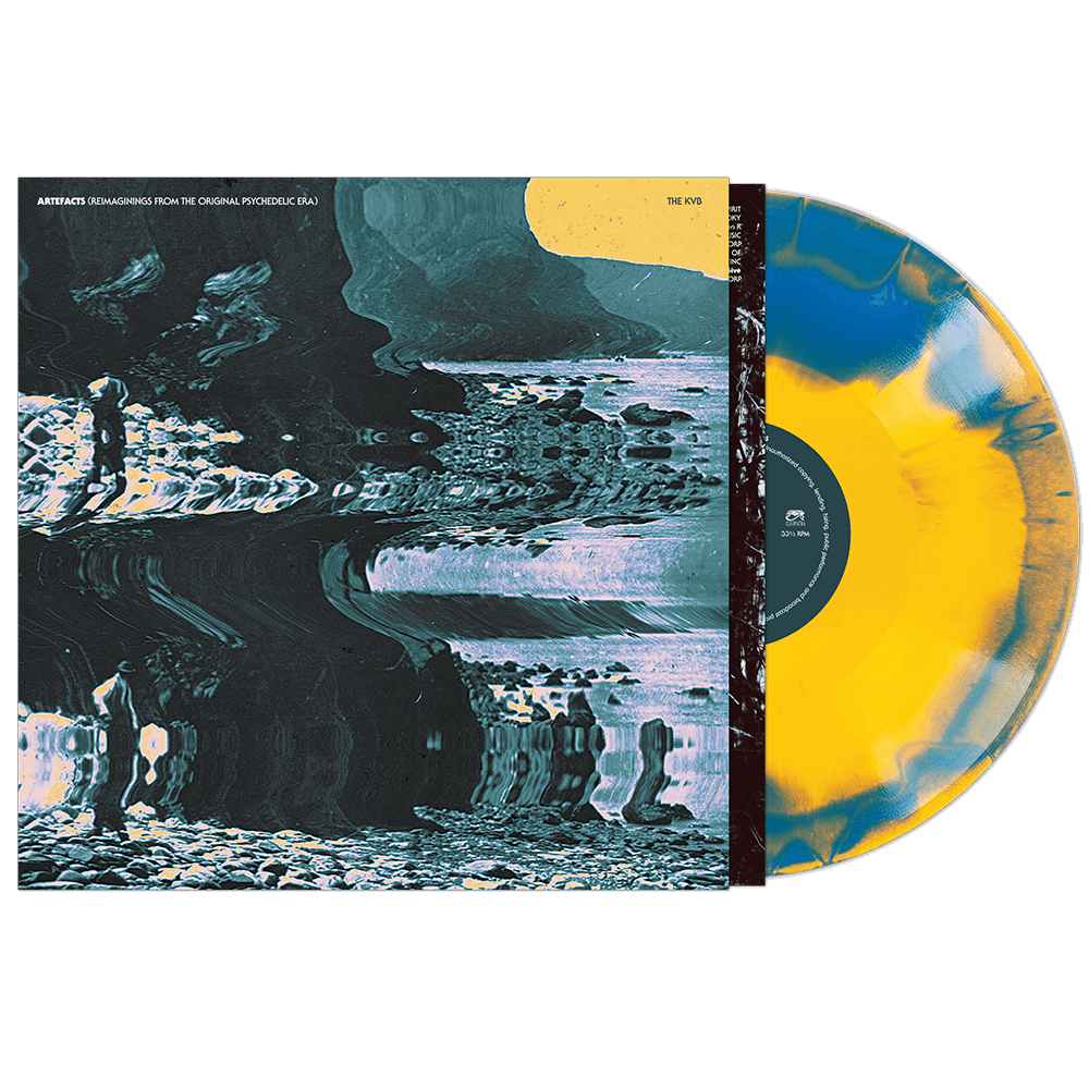 The KVB  - Artefacts (Reimaginings From The Original Psychedelic Era (Blue-Yellow Haze Vinyl) - Cleopatra Records