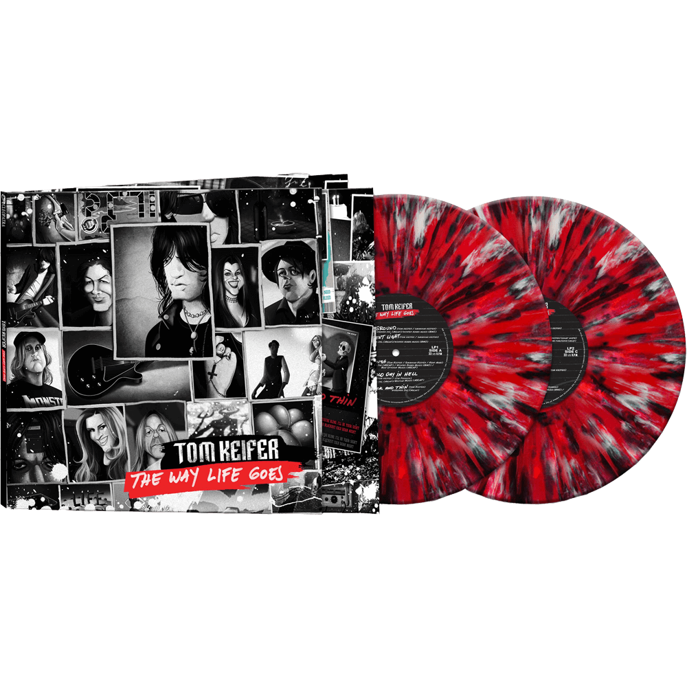 Tom Keifer - The Way Life Goes (Red-Black-White Splatter Double Vinyl) - Cleopatra Records