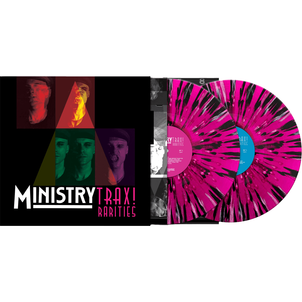 Ministry - Trax! Rarities (Limited Edition Magenta/Black/White Splatter Double Vinyl)
