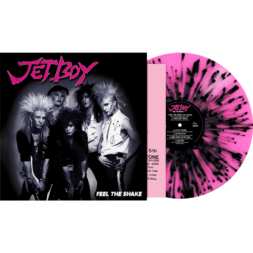 Jetboy - Feel The Shake (Pink-Black Splatter) - Cleopatra Records