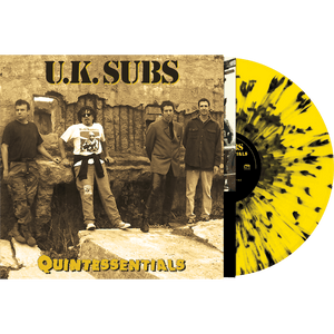 UK Subs - Quintessentials (Yellow-Black Splatter Vinyl) - Cleopatra Records