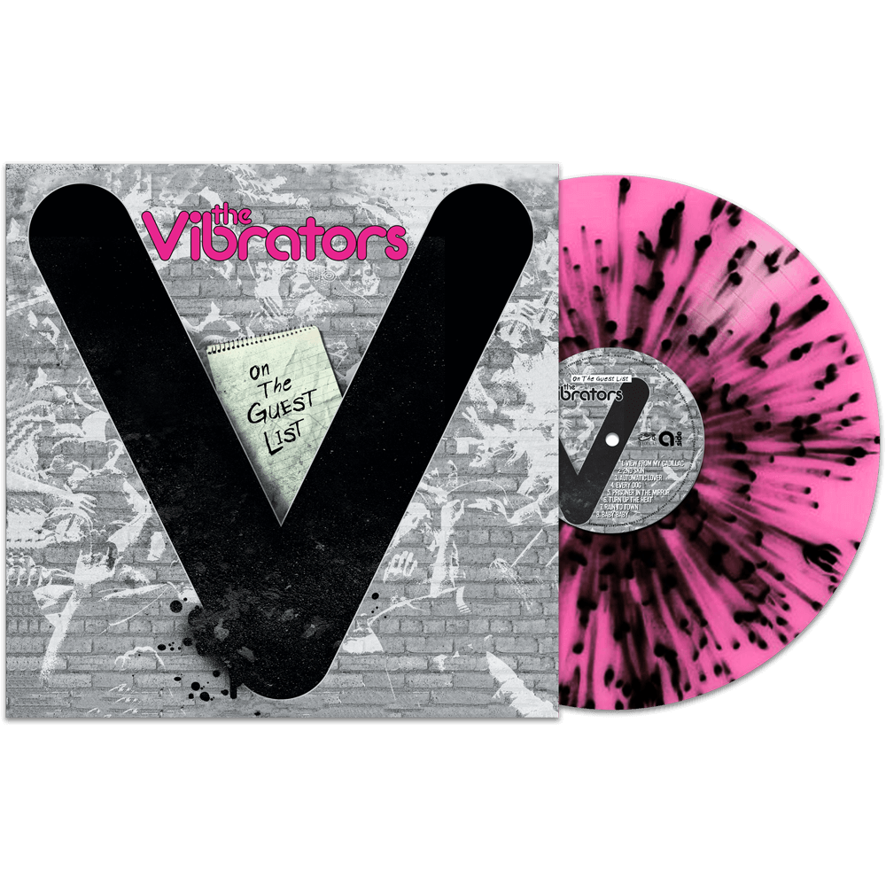 The Vibrators - On The Guest List (Pink/Black Splatter Vinyl)