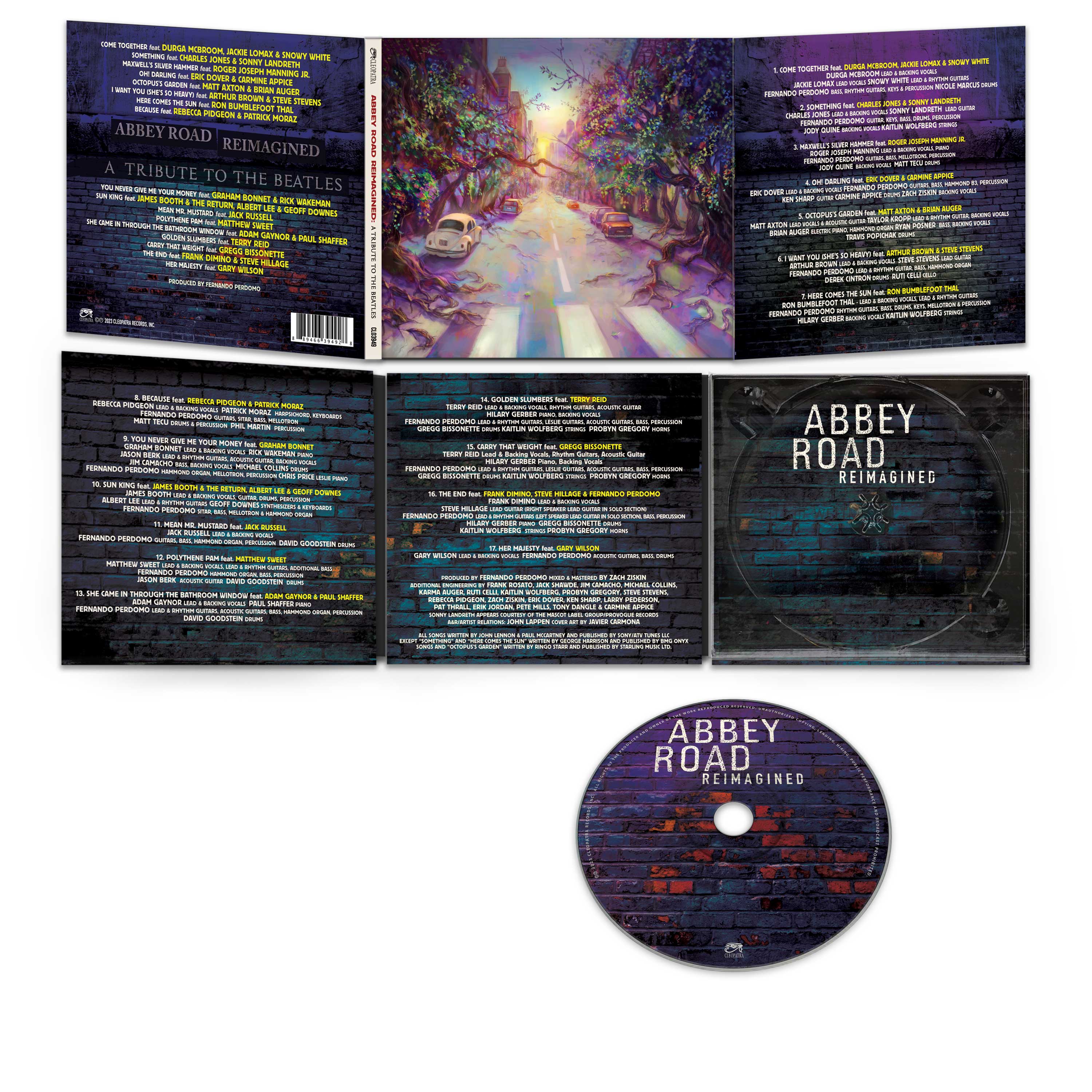 Abbey Road Reimagined – A Tribute To The Beatles (CD) Cleopatra