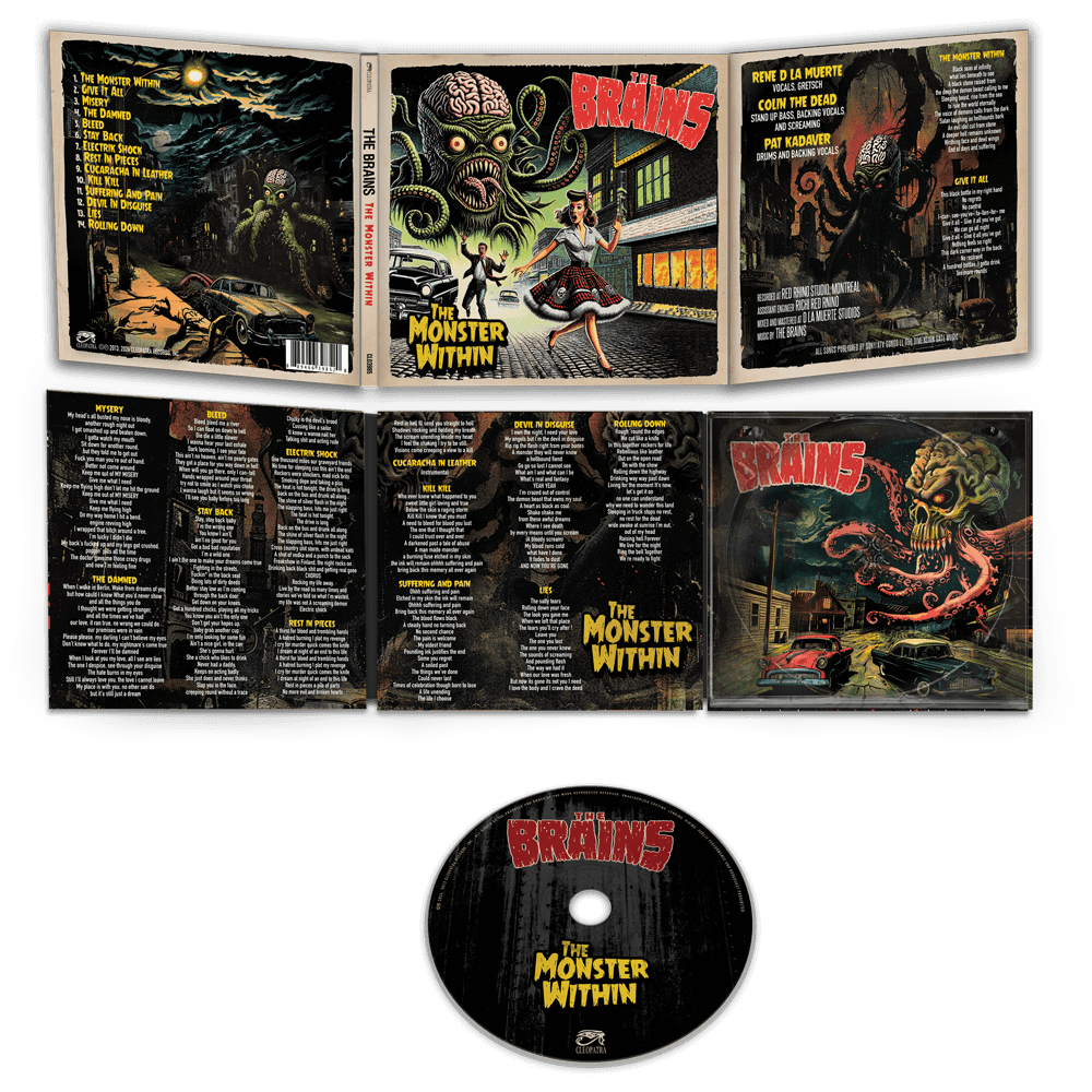 The Brains - The Monster Within (CD Digipak) - Cleopatra Records