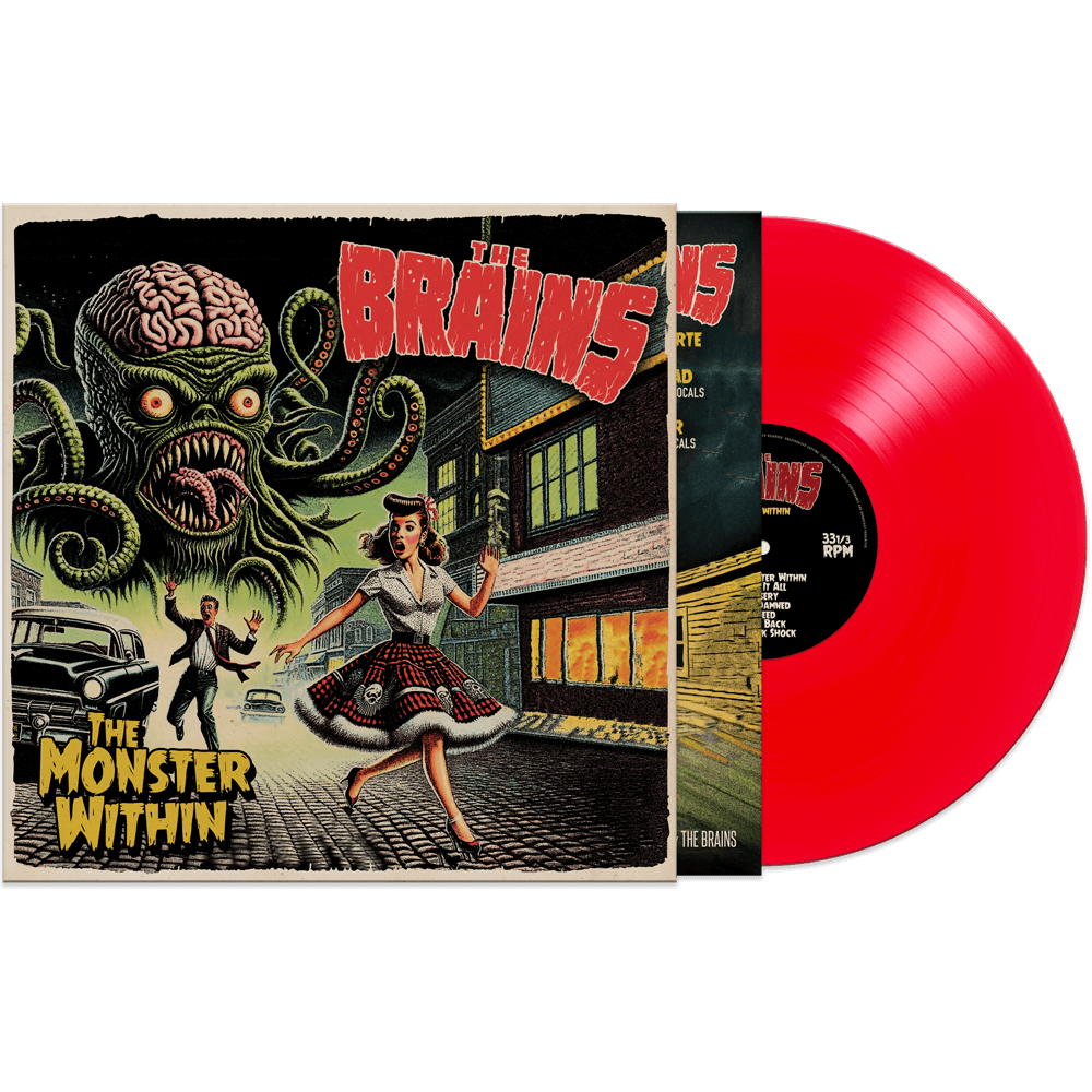 The Brains - The Monster Within (Red Vinyl) - Cleopatra Records