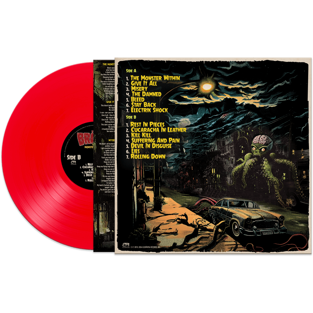 The Brains - The Monster Within (Red Vinyl) - Cleopatra Records