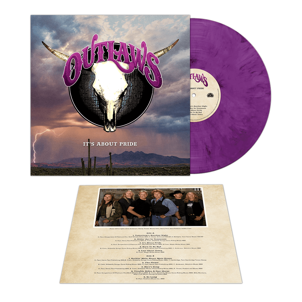 Outlaws - It's About Pride (Purple Marble Vinyl) - Cleopatra Records