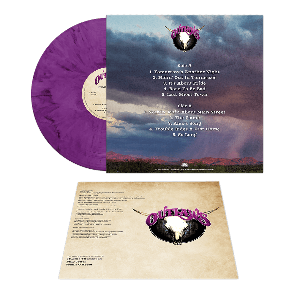 Outlaws - It's About Pride (Purple Marble Vinyl) - Cleopatra Records