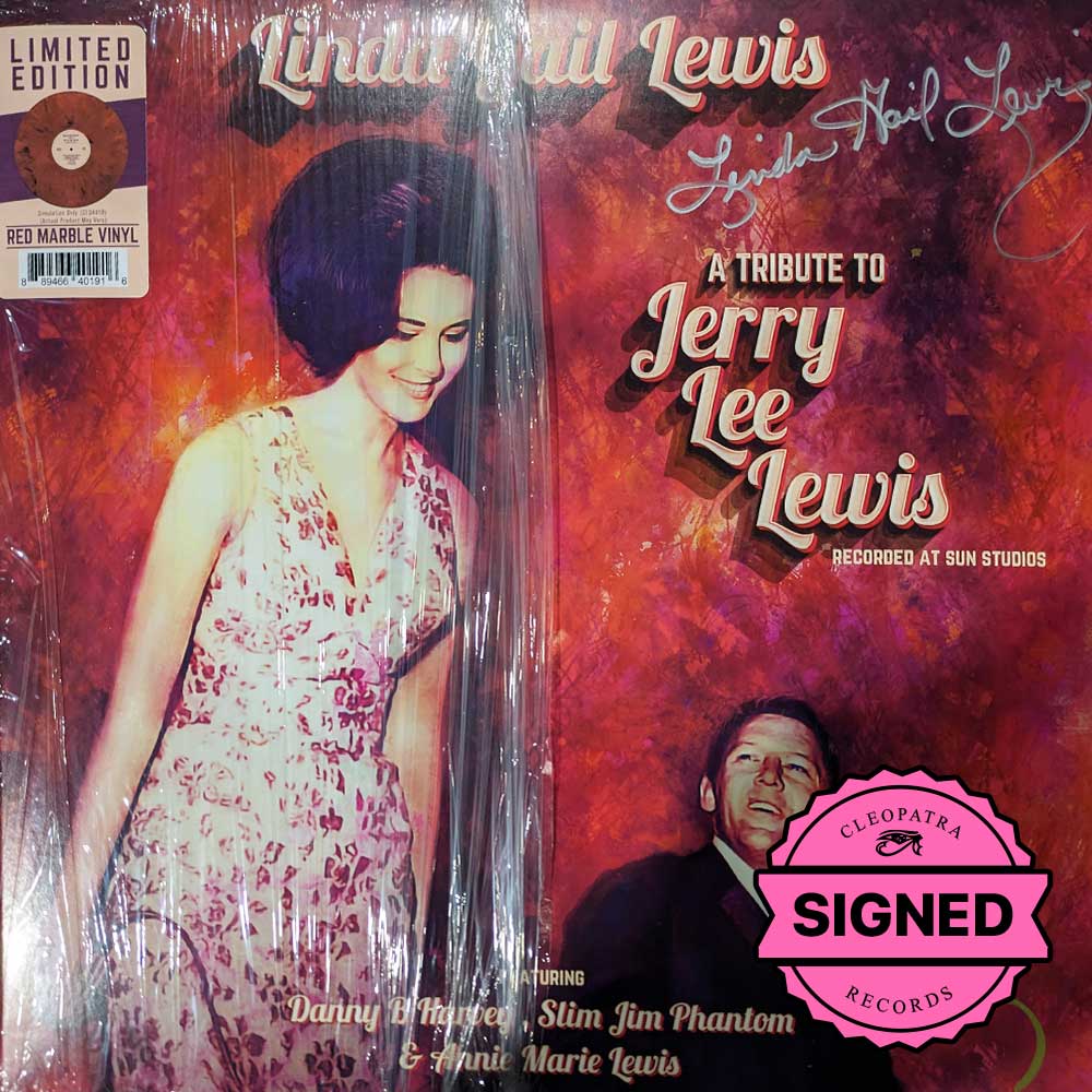Linda Gail Lewis - A Tribute to Jerry Lee Lewis (Red Marble Vinyl - Signed)