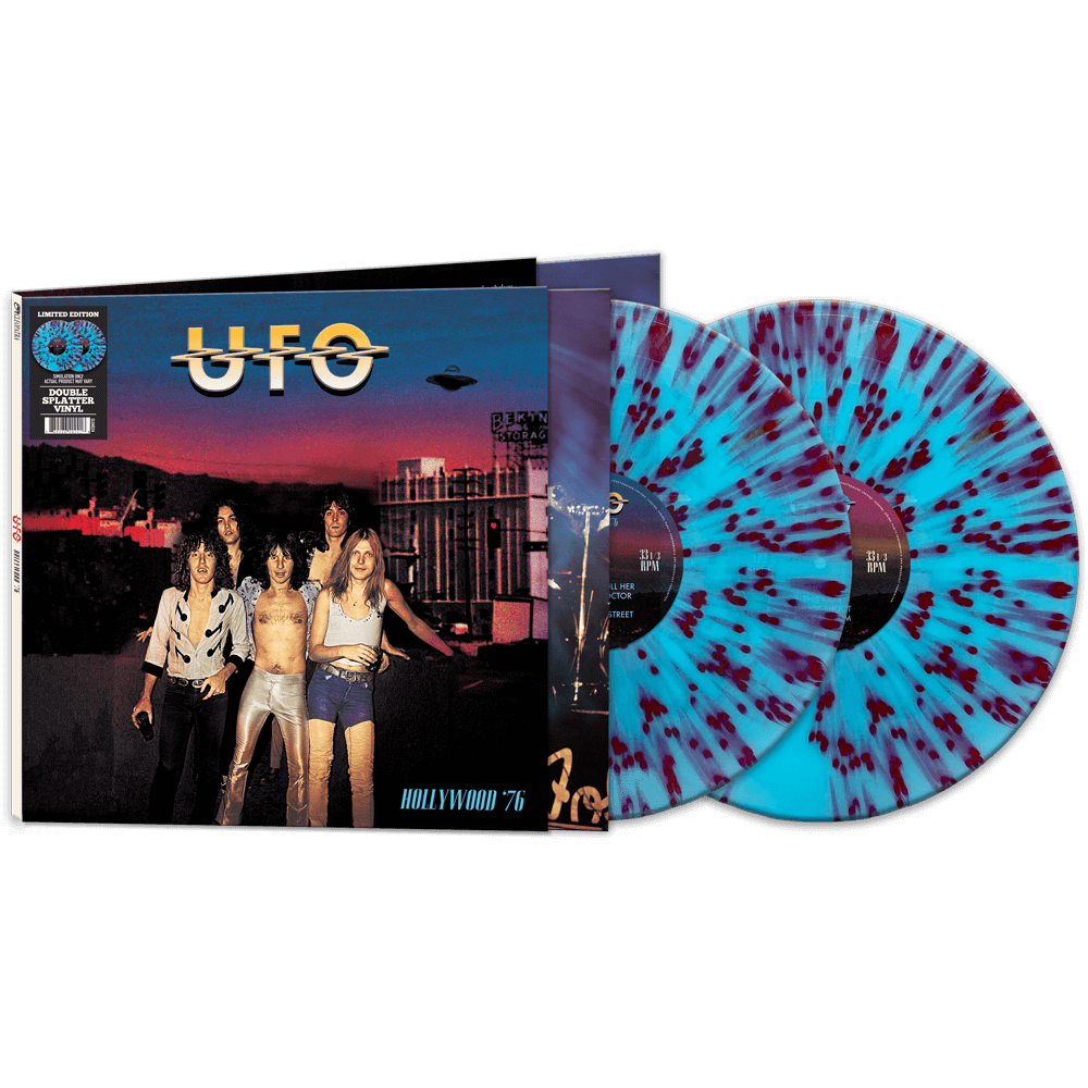 UFO - Hollywood '76 (Blue/Red Splatter Vinyl)