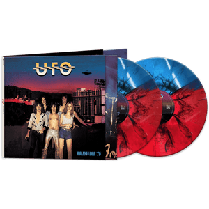UFO - Hollywood '76 (Blue/Red Split with Black Splatter Double Vinyl)