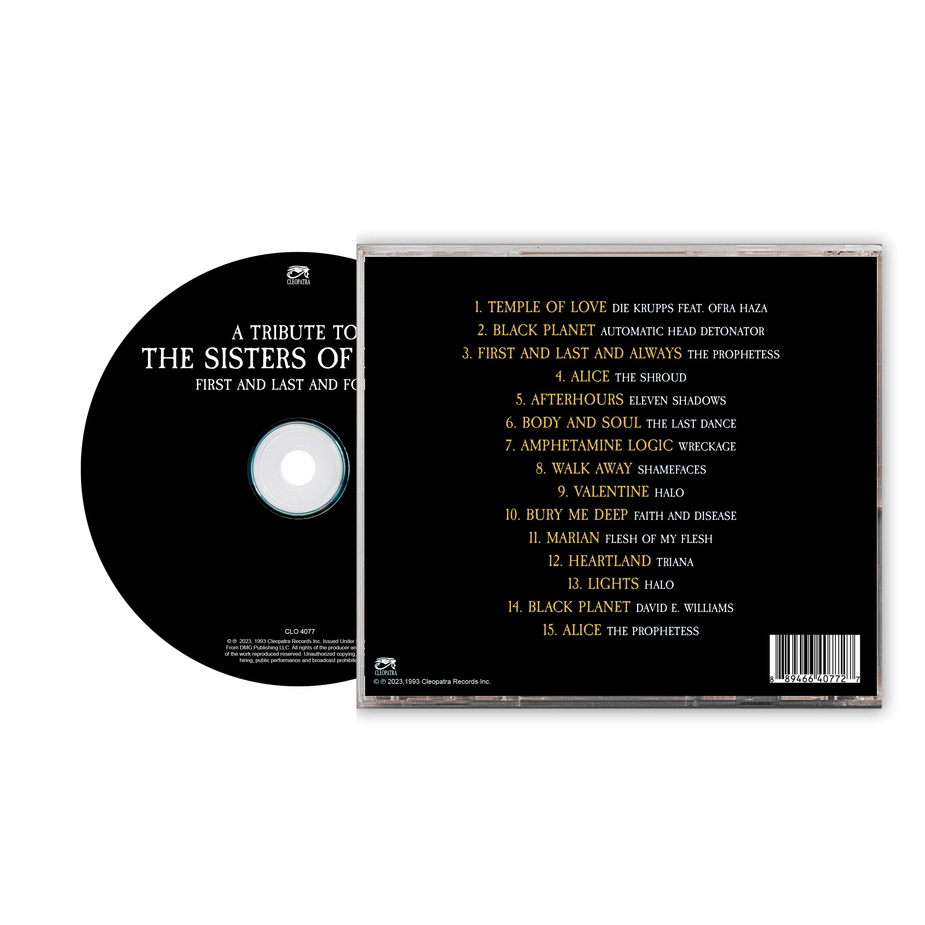 First and Last and Forever - A Tribute To The Sisters Of Mercy (CD) - Cleopatra Records