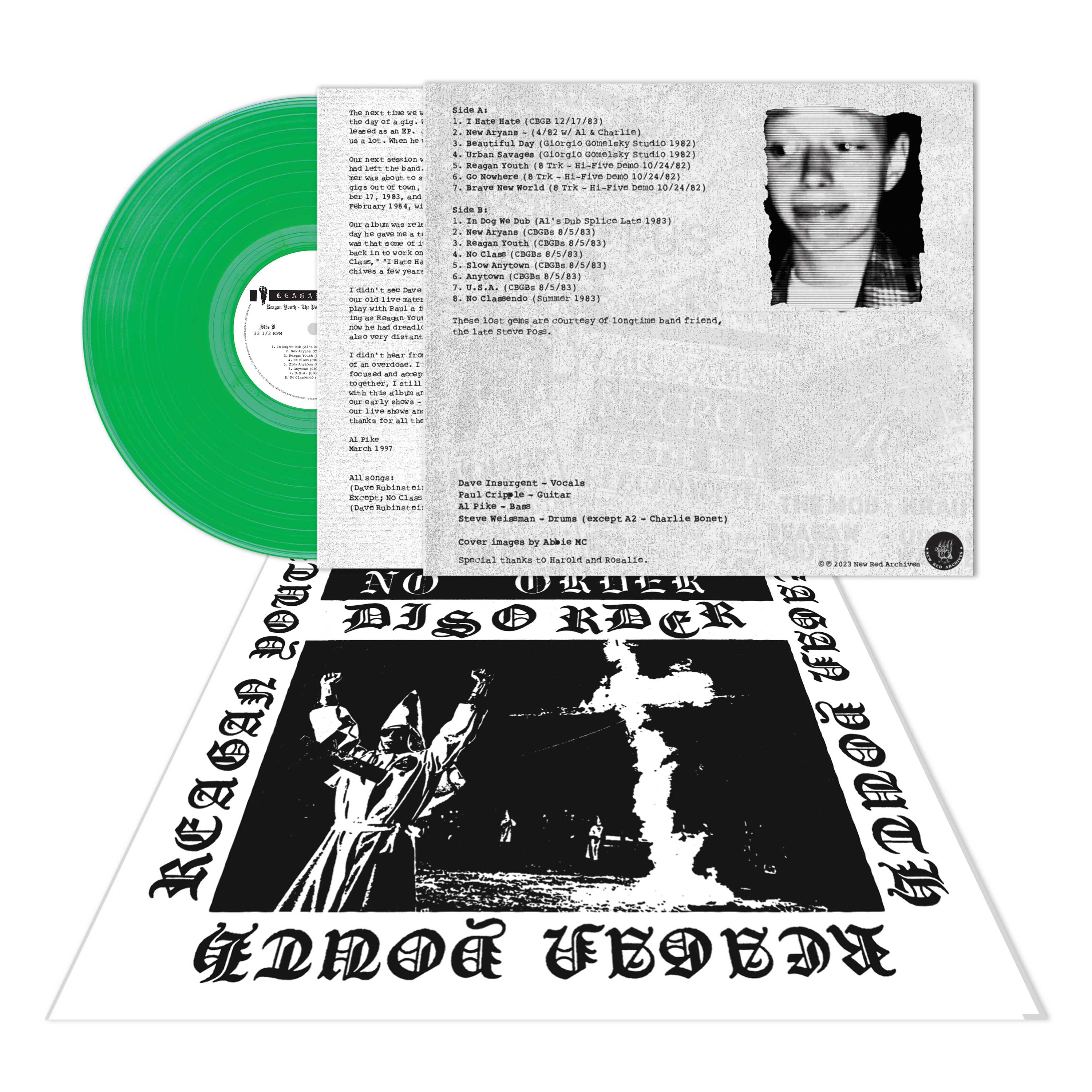 Reagan Youth - The Poss Tapes 1981-1984 (Green Vinyl) - Cleopatra Records