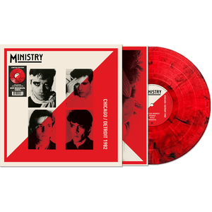 Ministry - Chicago - Detroit 1982 (Red-Black Marble Vinyl) - Cleopatra Records