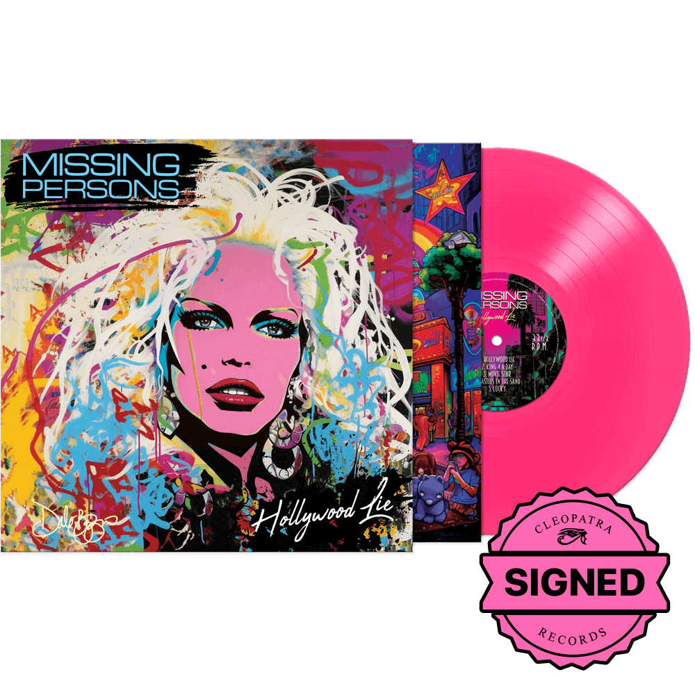 Missing Persons - Hollywood Lie (Pink Vinyl - Signed by Dale Bozzio)