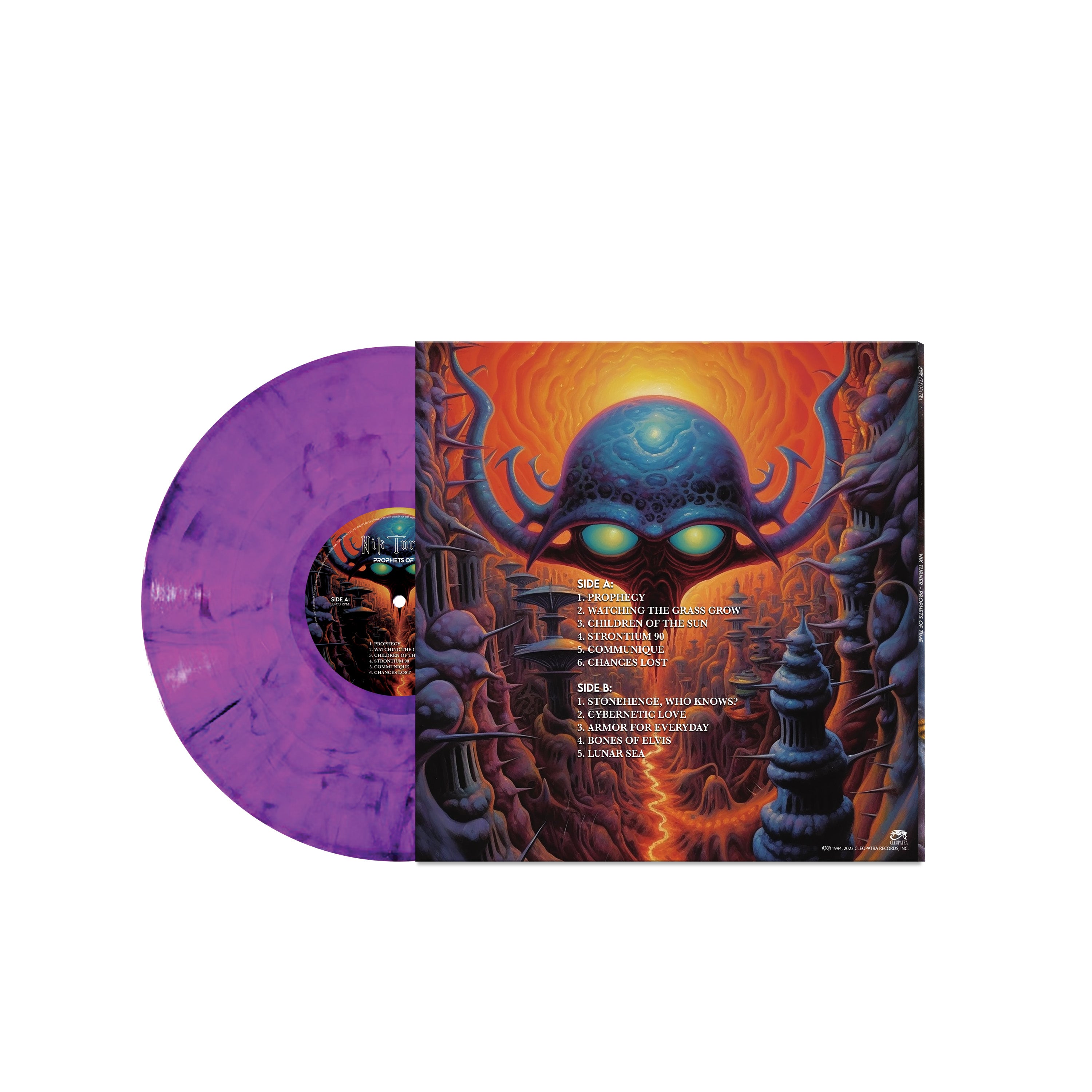 Len Del Rio Nik Turner - Prophets Of Time (Purple Marble Vinyl)