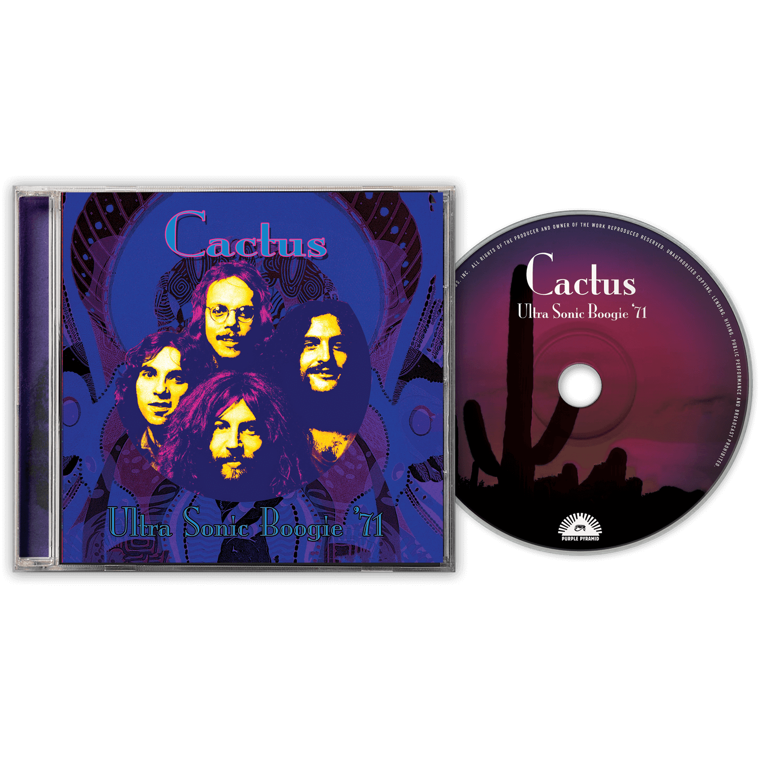 Cactus - Ultra Sonic Boogie 1971 (Jewel Case CD) - Cleopatra Records