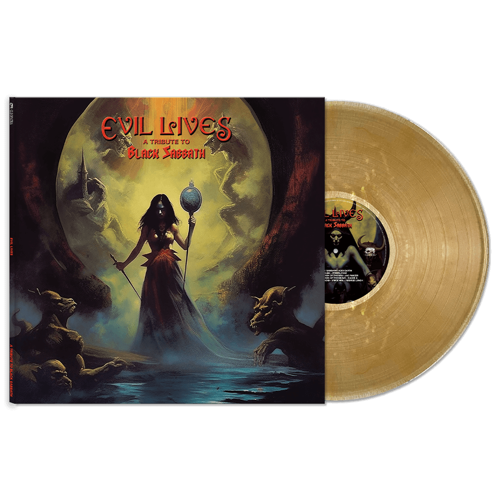 Evil Lives - A Tribute To Black Sabbath (Gold Vinyl) - Cleopatra Records