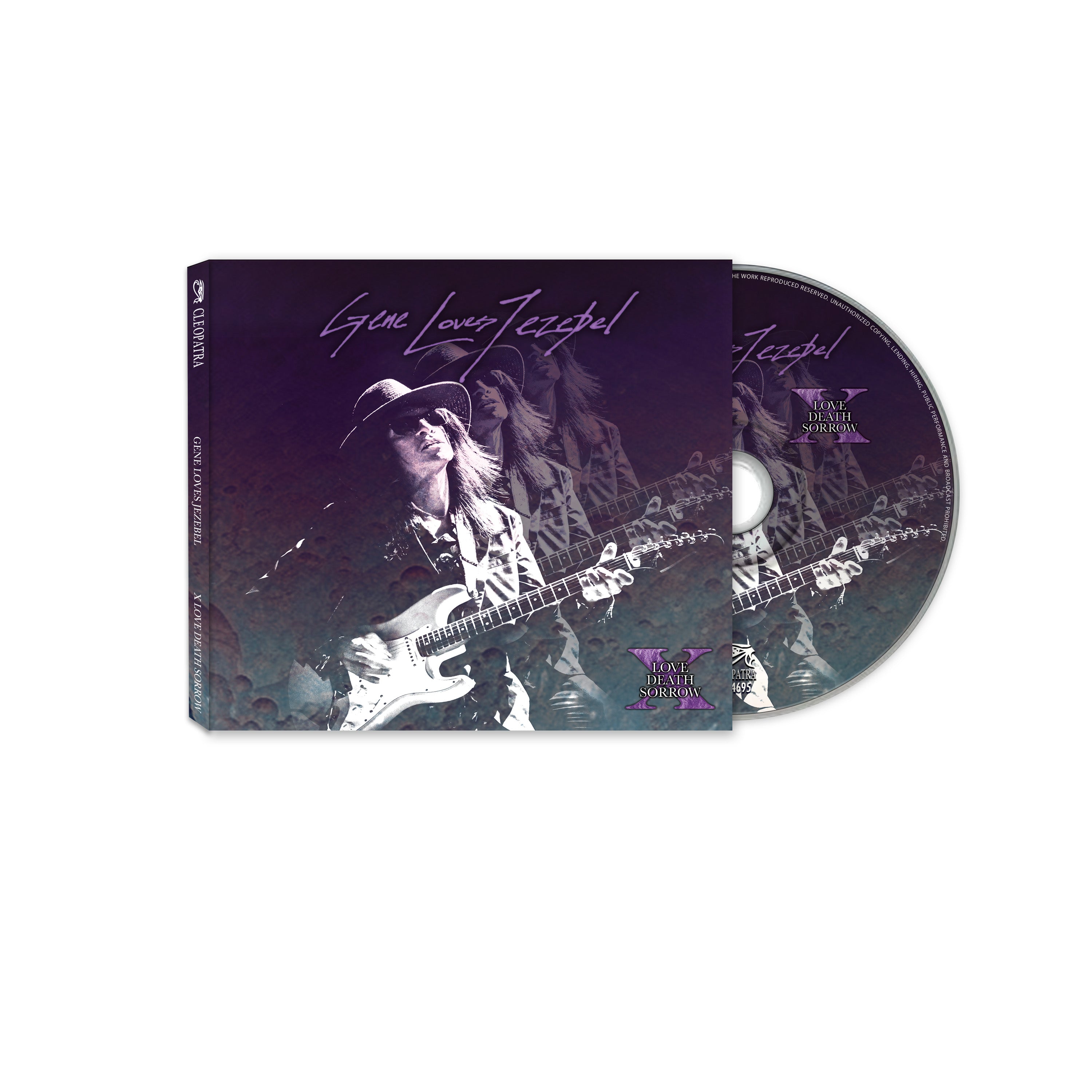Gene Loves Jezebel featuring Jay Aston - X - Love Death Sorrow (CD) - Cleopatra Records