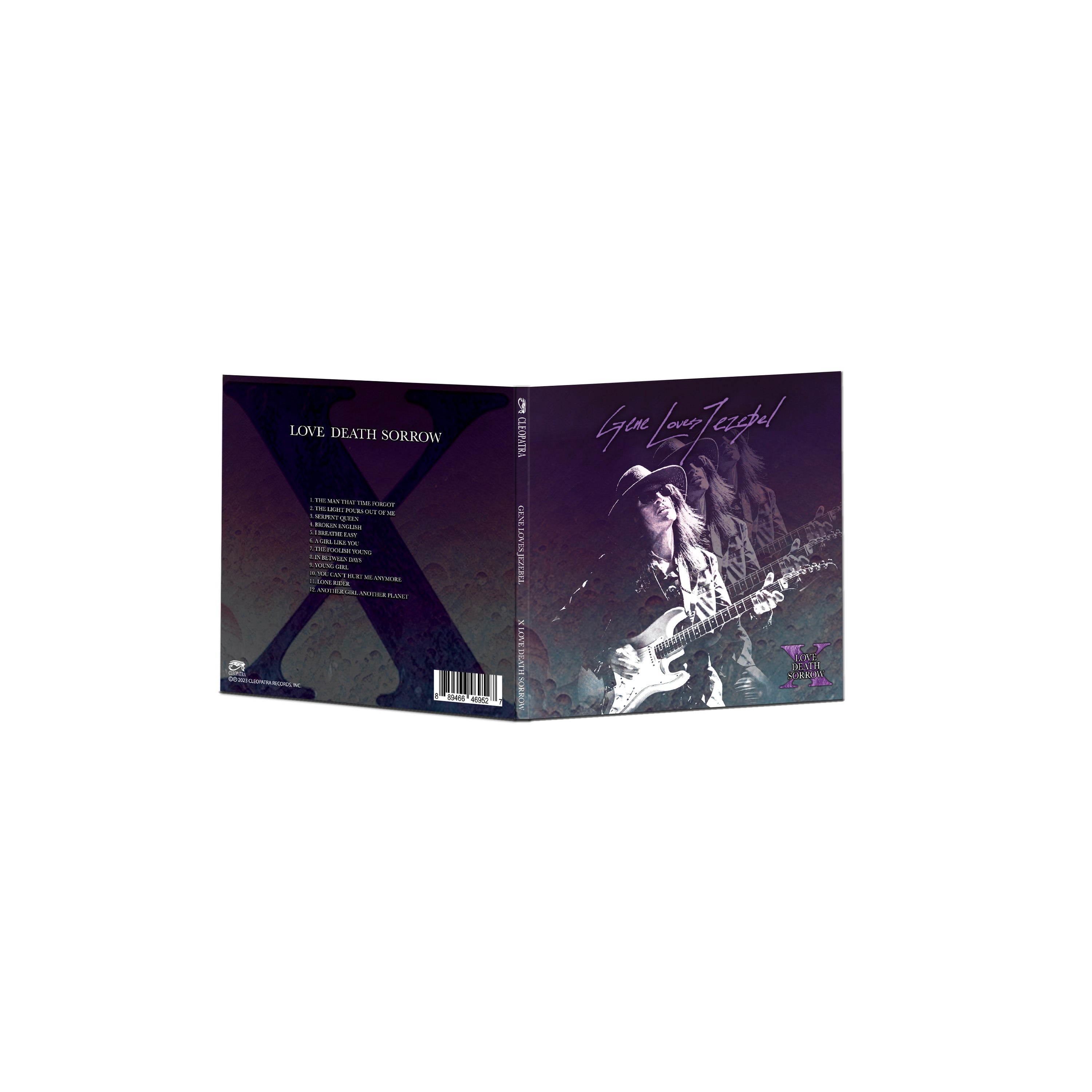 Gene Loves Jezebel featuring Jay Aston - X - Love Death Sorrow (CD) - Cleopatra Records