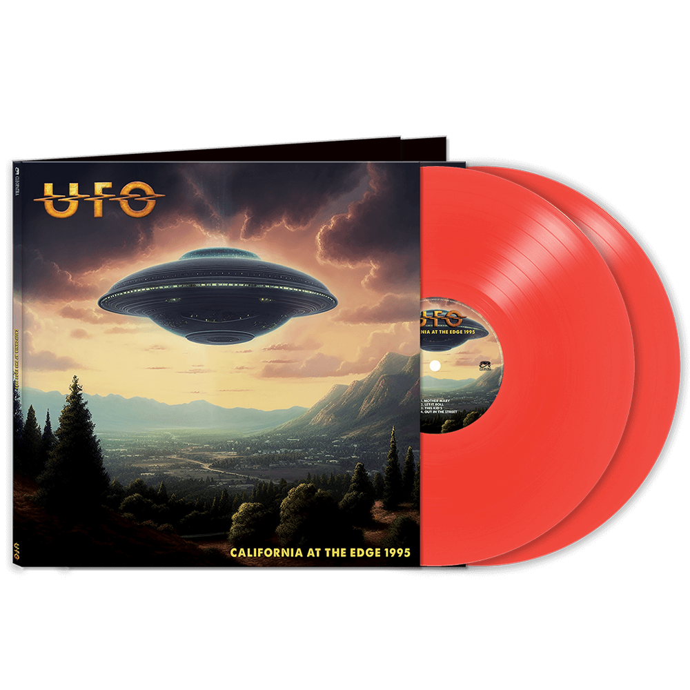 UFO - California At The Edge 1995 (Red Double Vinyl) - Cleopatra Records