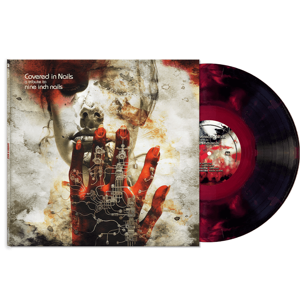 Covered In Nails - A Tribute To Nine Inch Nails (Red Marble Vinyl) - Cleopatra Records