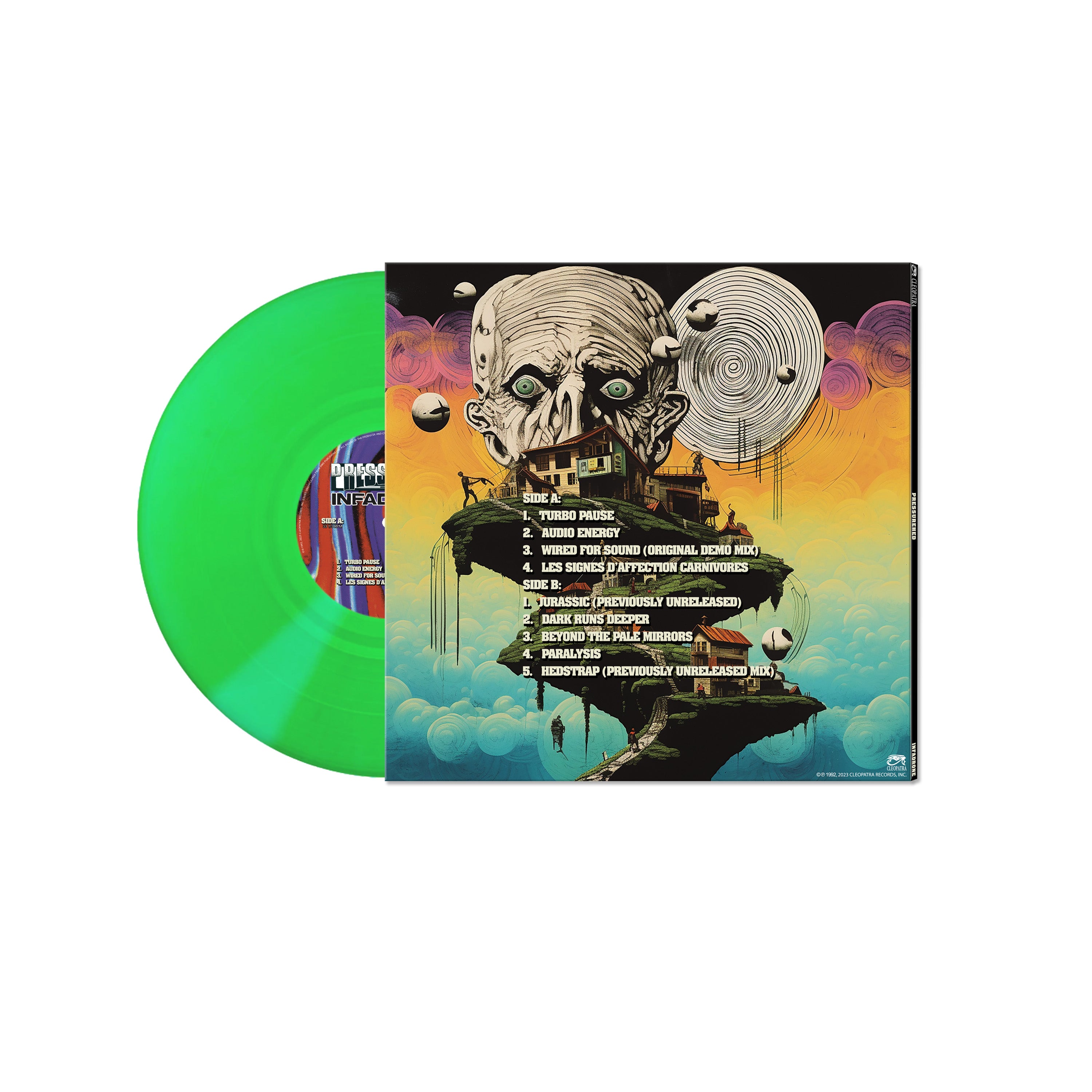 Len Del Rio Pressurehed - Infadrone (Green Vinyl)