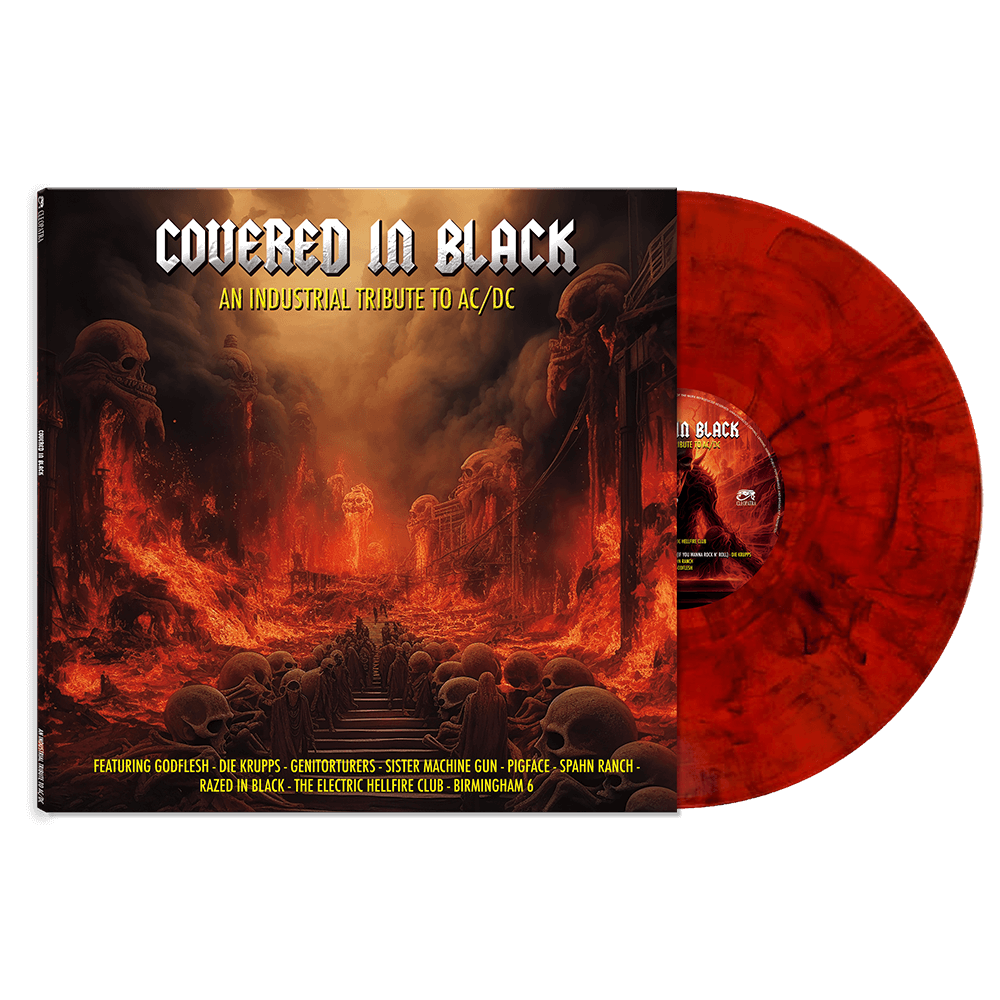 Covered In Black - An Industrial Tribute To AC/DC (Red Marble Vinyl)