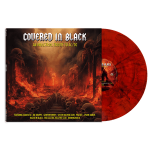 Covered In Black - An Industrial Tribute To AC-DC (Red Marble Vinyl) - Cleopatra Records