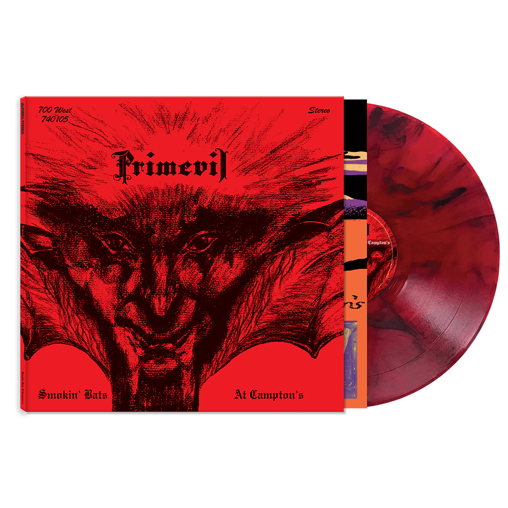 Primevil - Smokin' Bats At Campton's (Red Marble Vinyl) - Cleopatra Records