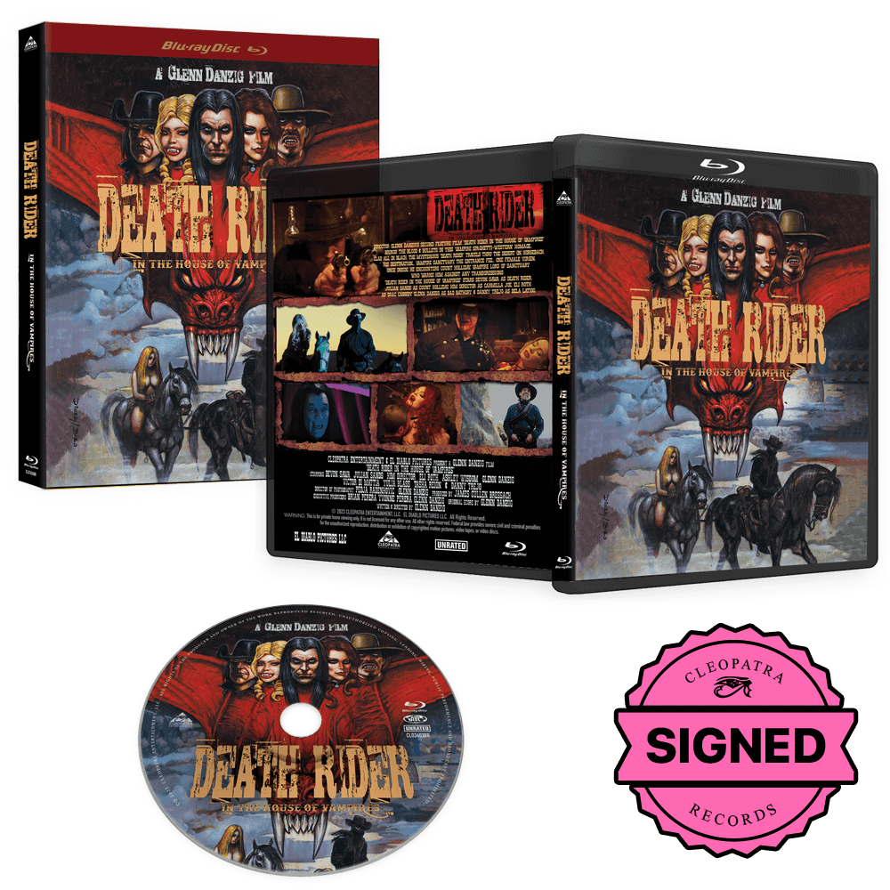 Death Rider in the House of Vampires (Classic Cover) (Blu-Ray - Signed