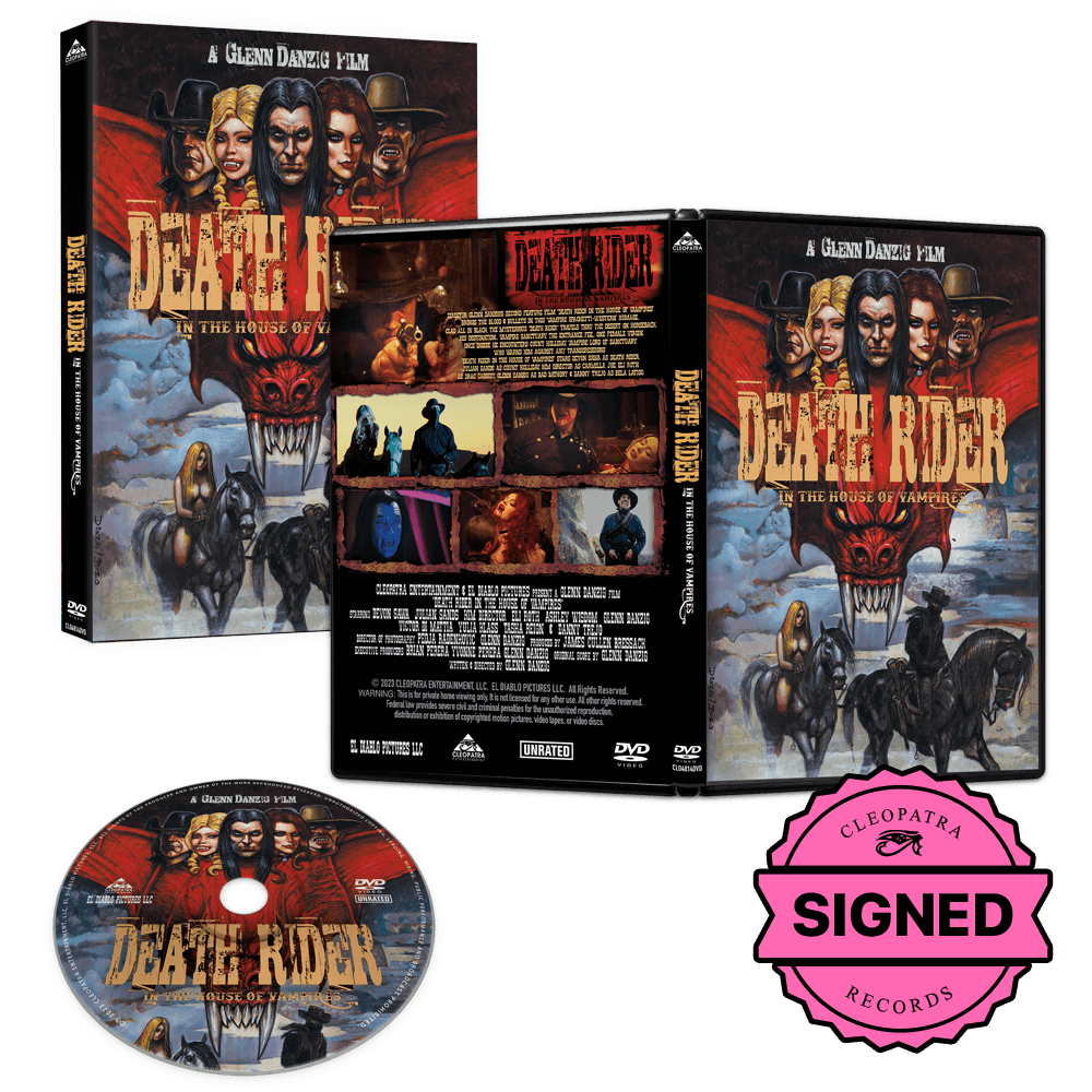 Death Rider in the House of Vampires (Classic Poster) (DVD - Signed by Glenn Danzig)