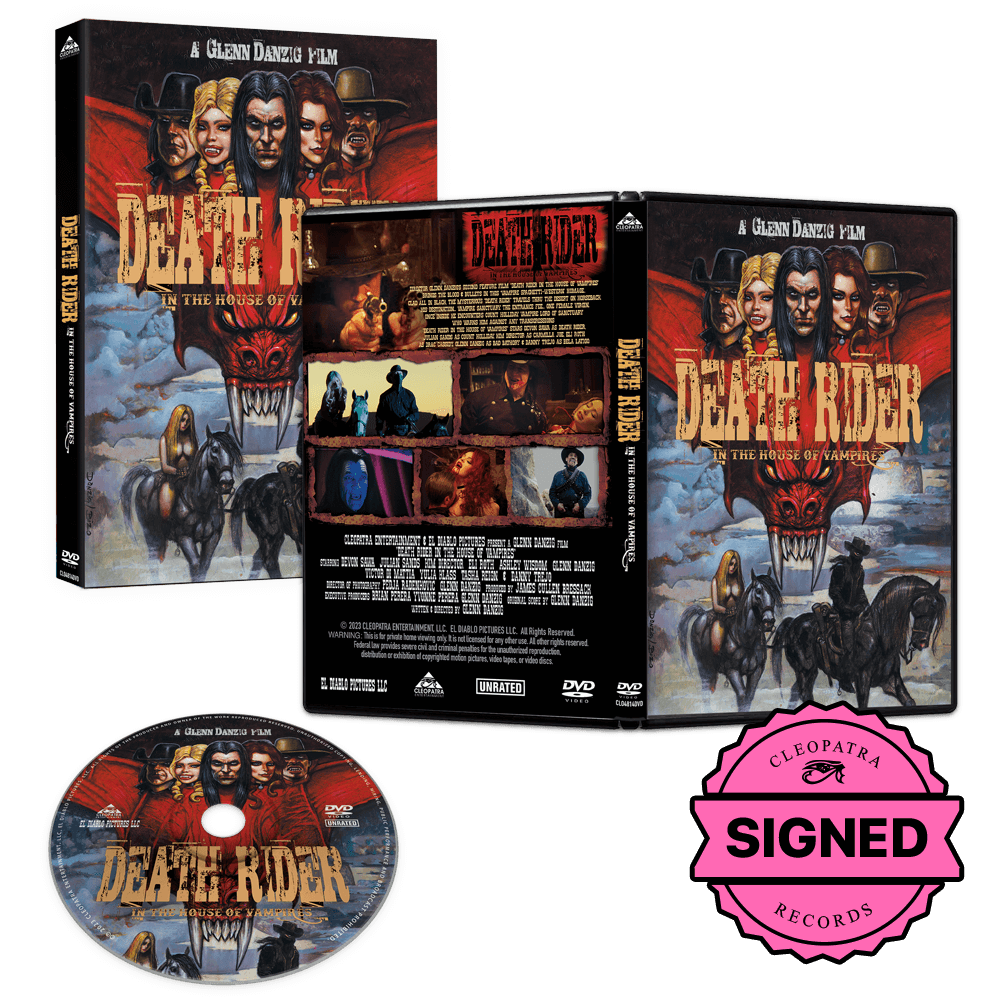 Death Rider in the House of Vampires (Classic Cover) (DVD - Signed by