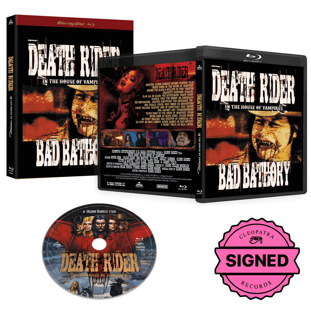 Death Rider in the House of Vampires (Bad Bathory) (Blu-Ray - Signed by Glenn Danzig)