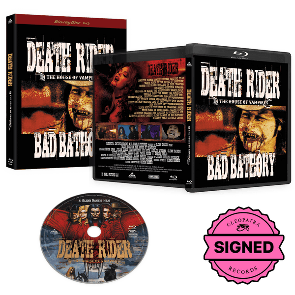 Death Rider in the House of Vampires (Bad Bathory) (Blu-Ray - Signed by Glenn Danzig) - Cleopatra Records