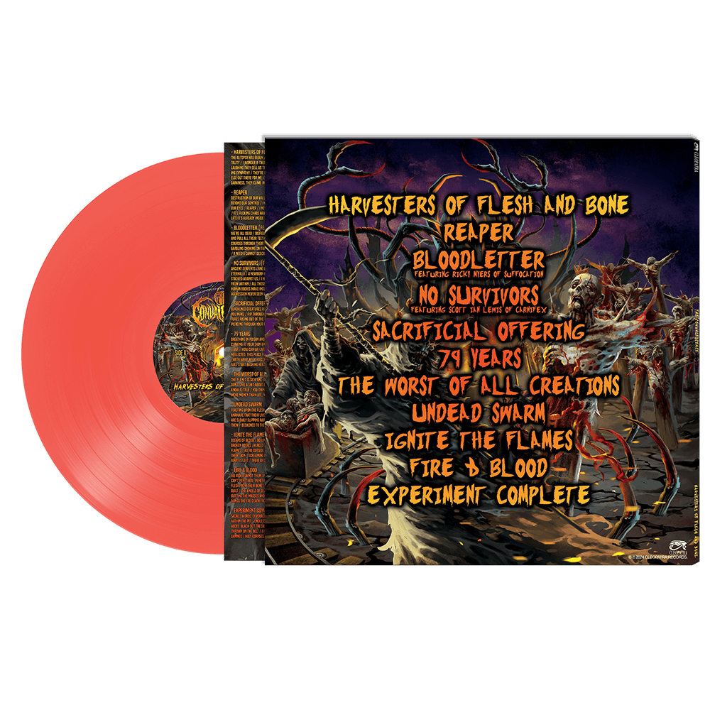 The Convalescence - Harvesters Of Flesh And Bone (Red Vinyl) - Cleopatra Records